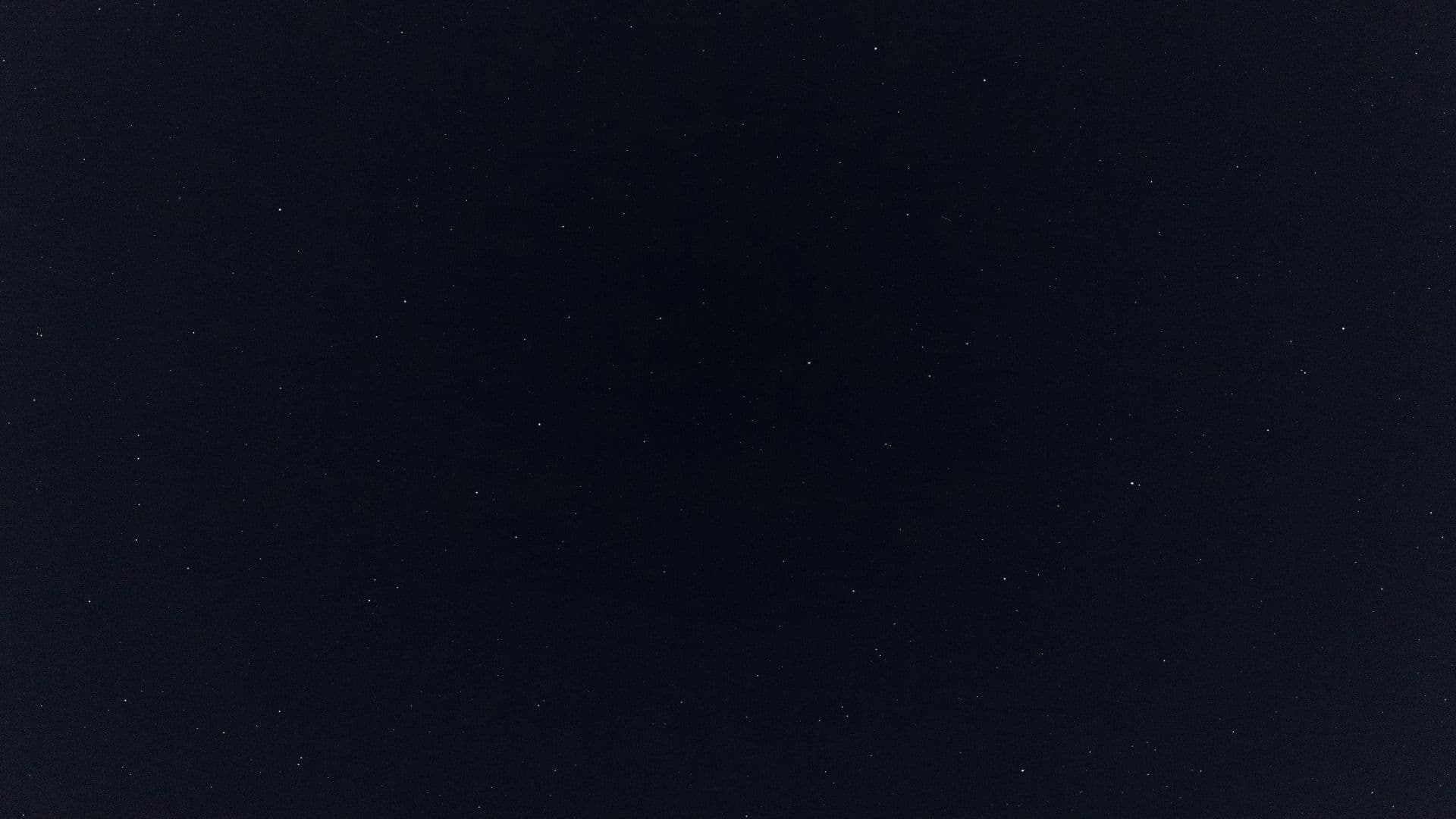 Sparse stars on dark navy